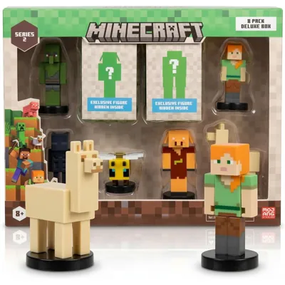 Minecraft 3D Stampers Series 2 – 8-Pack Deluxe Box